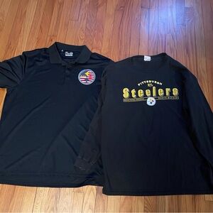 Two Pittsburgh Steelers Shirts